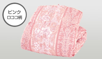 ピンクロココ柄